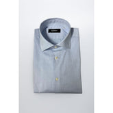 Baldinini Trend Light Blue Cotton Shirt